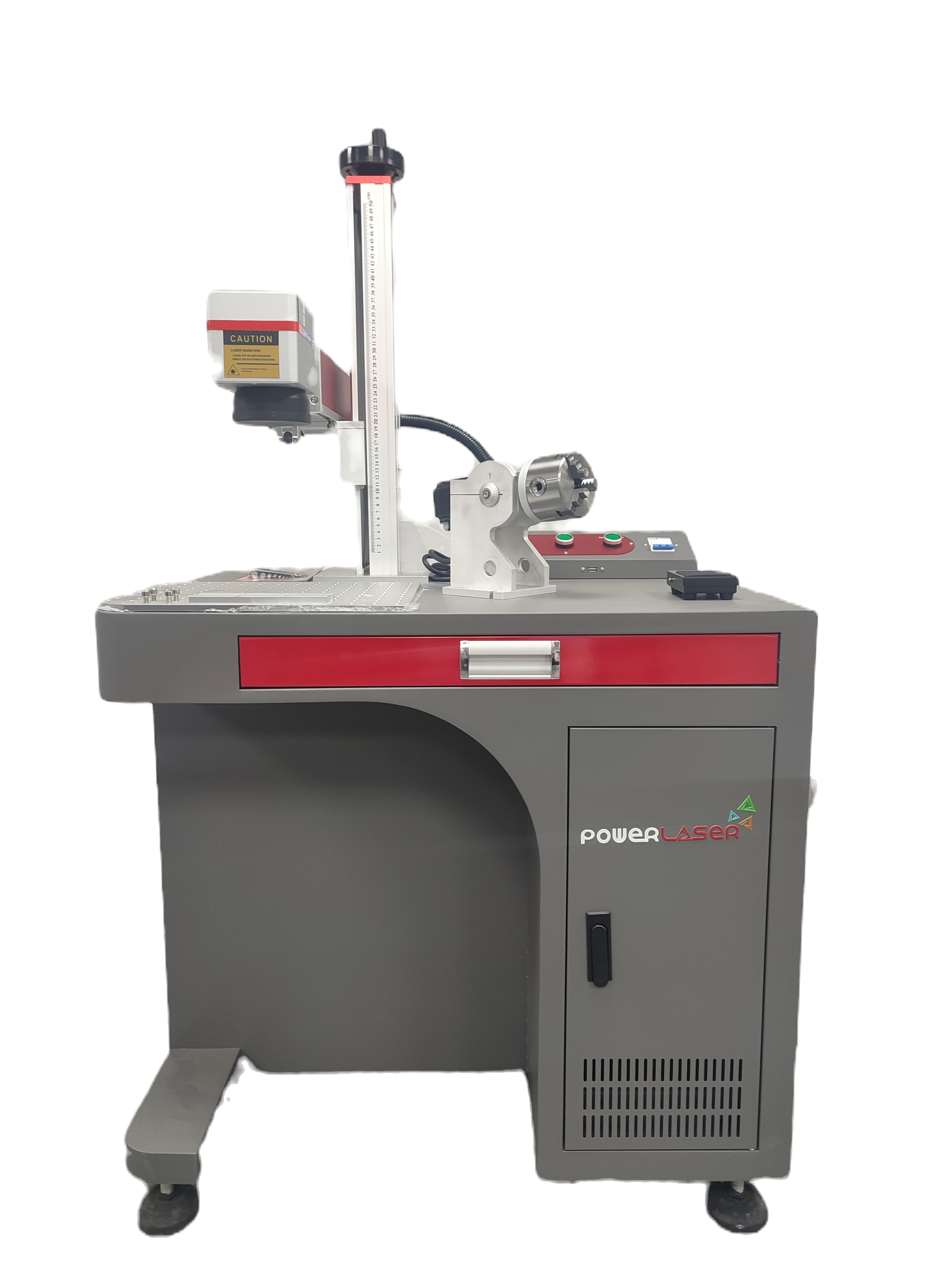Fiber lazer makine detayı